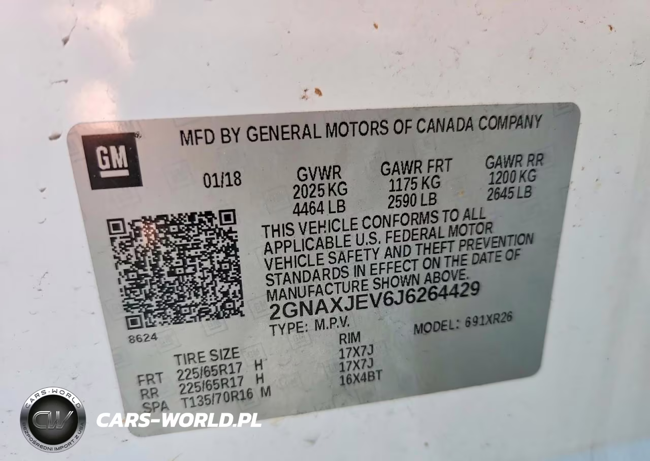 2018 Chevrolet Equinox Lt VIN:2GNAXJEV6J6264429 - 14