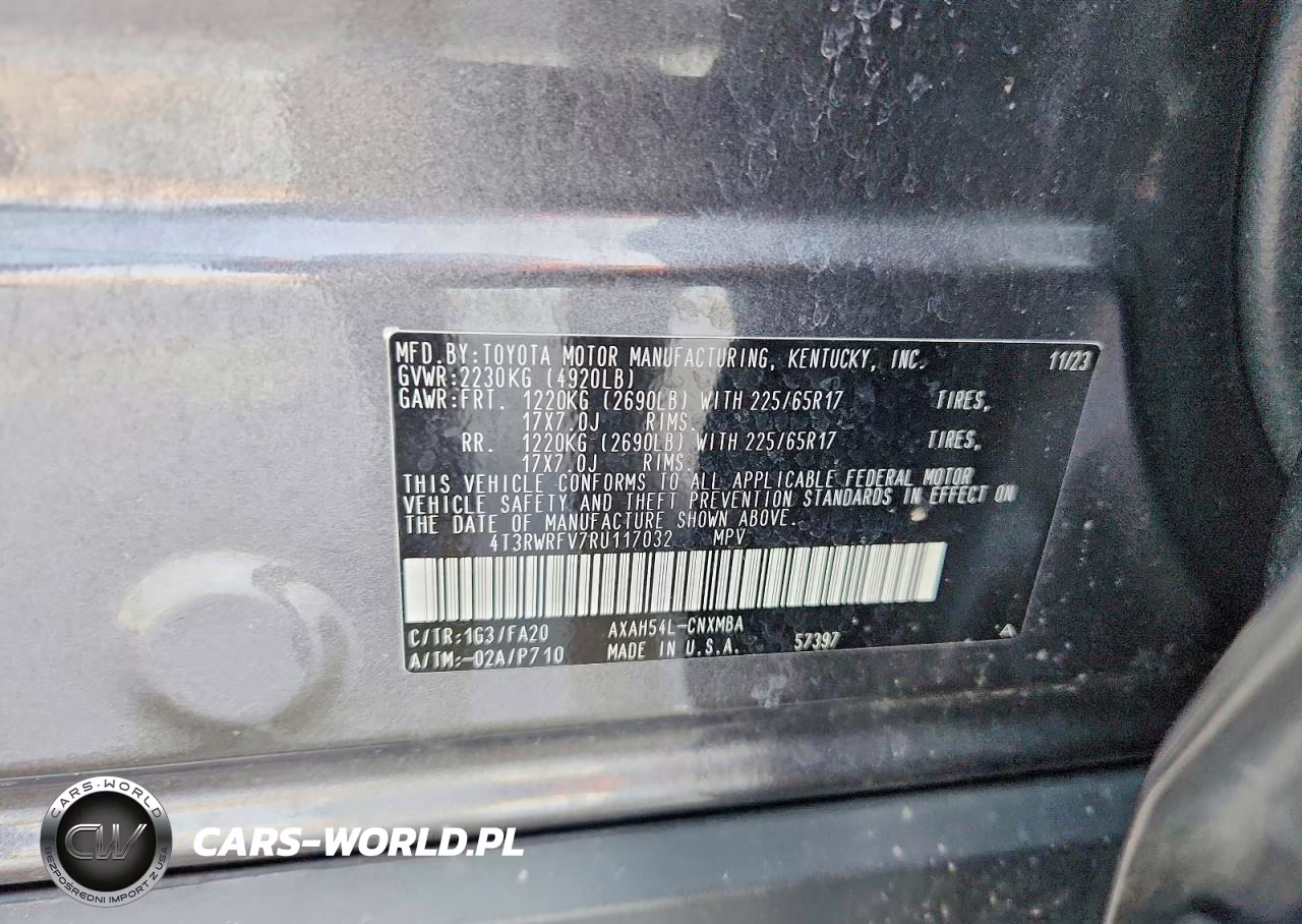 2024 Toyota Rav4 Hybrid VIN:4T3RWRFV7RU117032 - 13