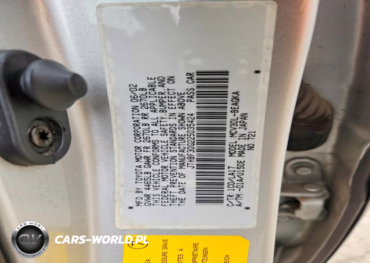 2002 Lexus Es 300 Base VIN:JTHBF30G225035424 - 12