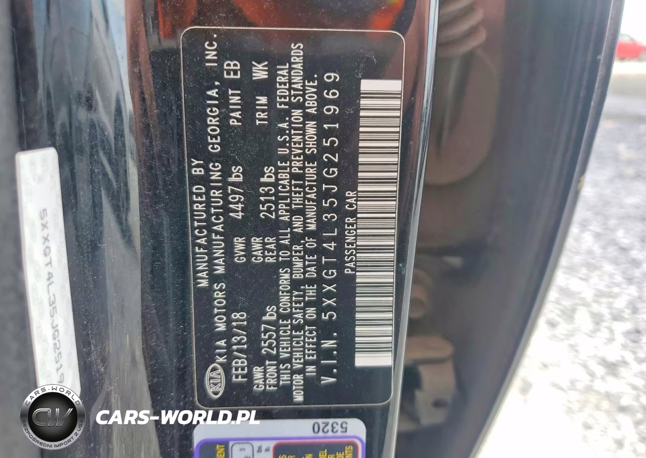 2018 Kia Optima S VIN:5XXGT4L35JG251969 - 12