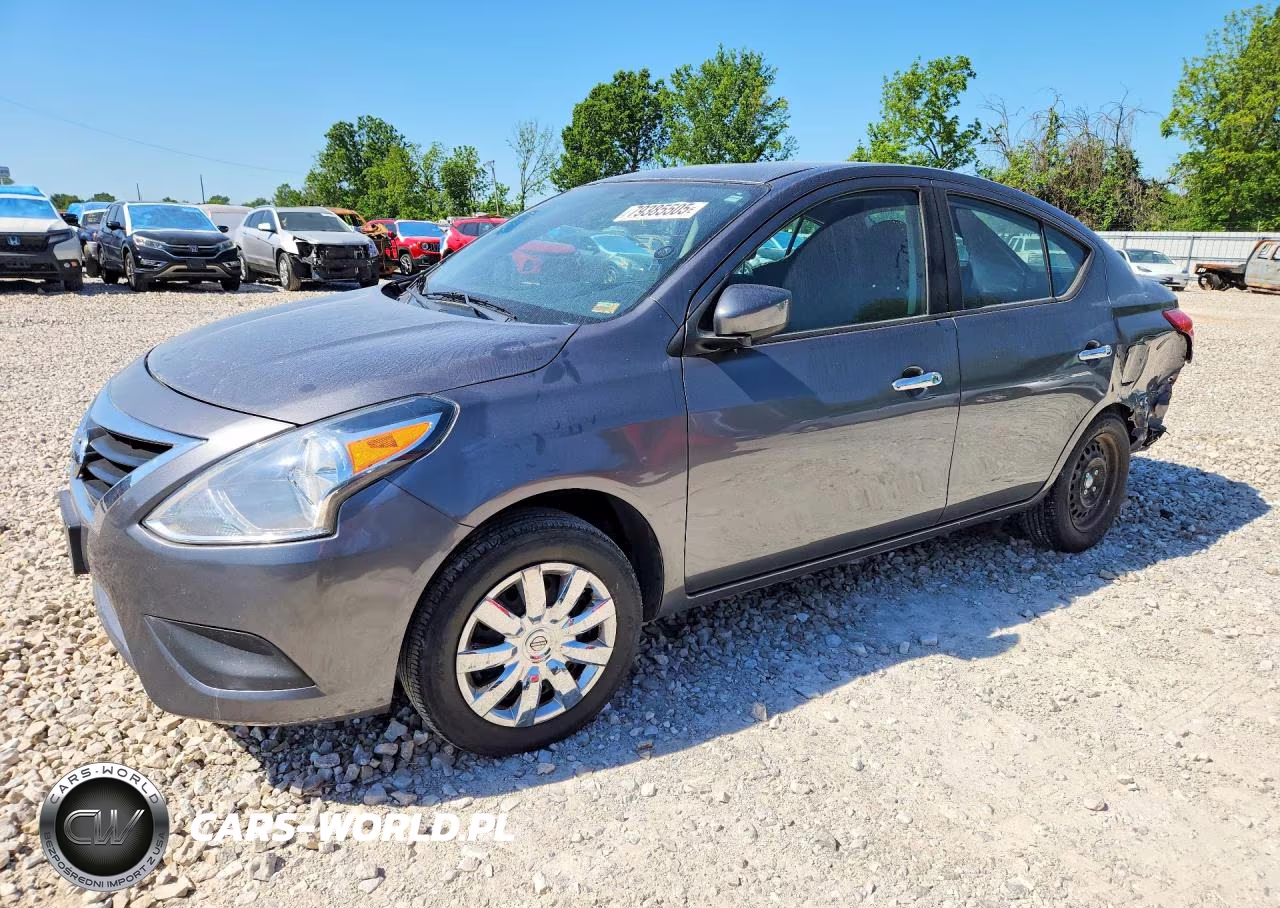 2018 Nissan Versa Sv VIN:3N1CN7AP3JL873316 - 1