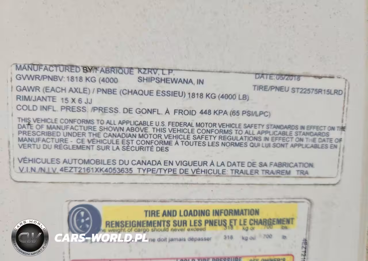 2019 Kzrv Sonic Lite Camper VIN:4EZT2161XK4053635 - 10