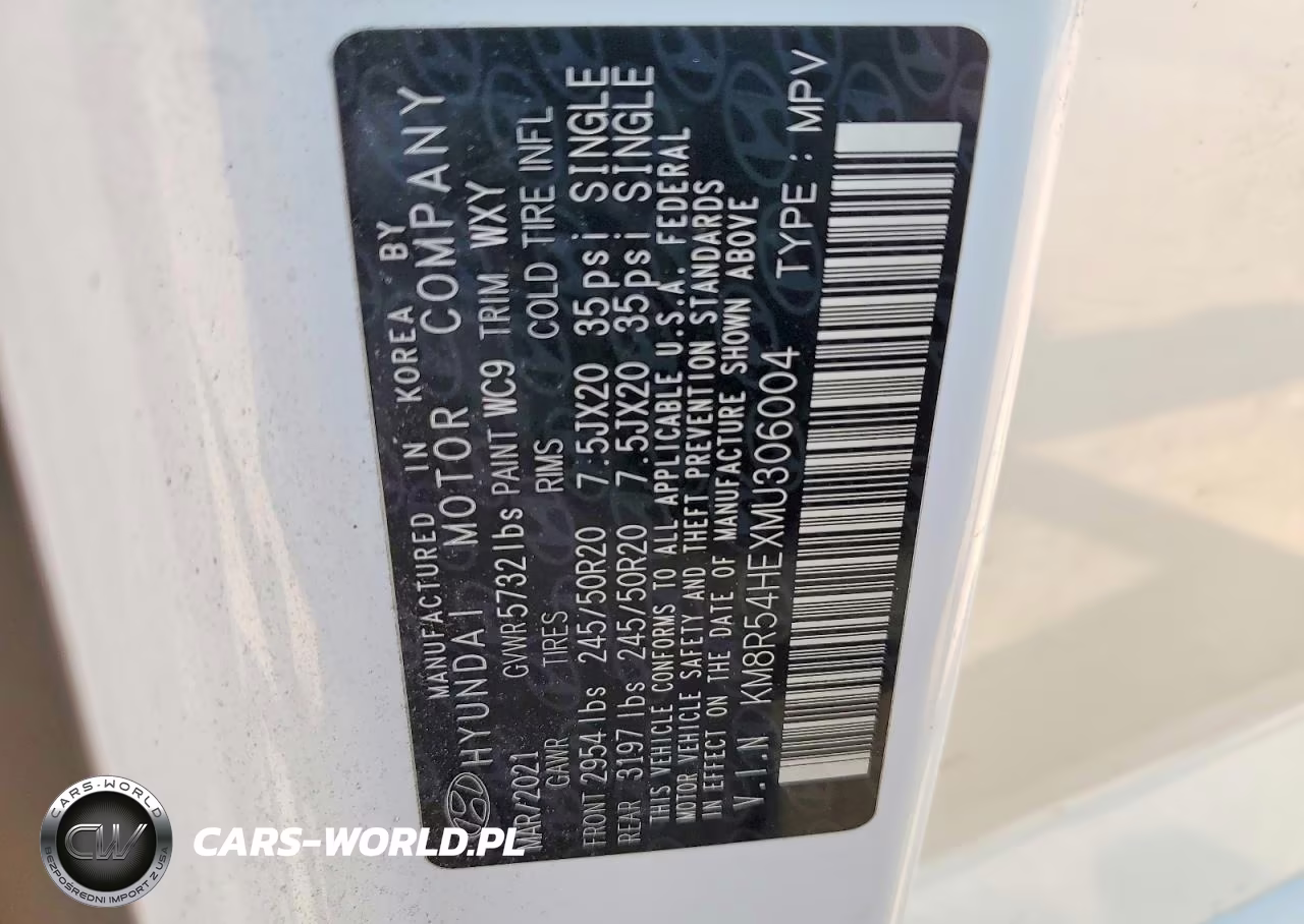 2021 Hyundai Palisade Limited VIN:KM8R54HEXMU306004 - 13