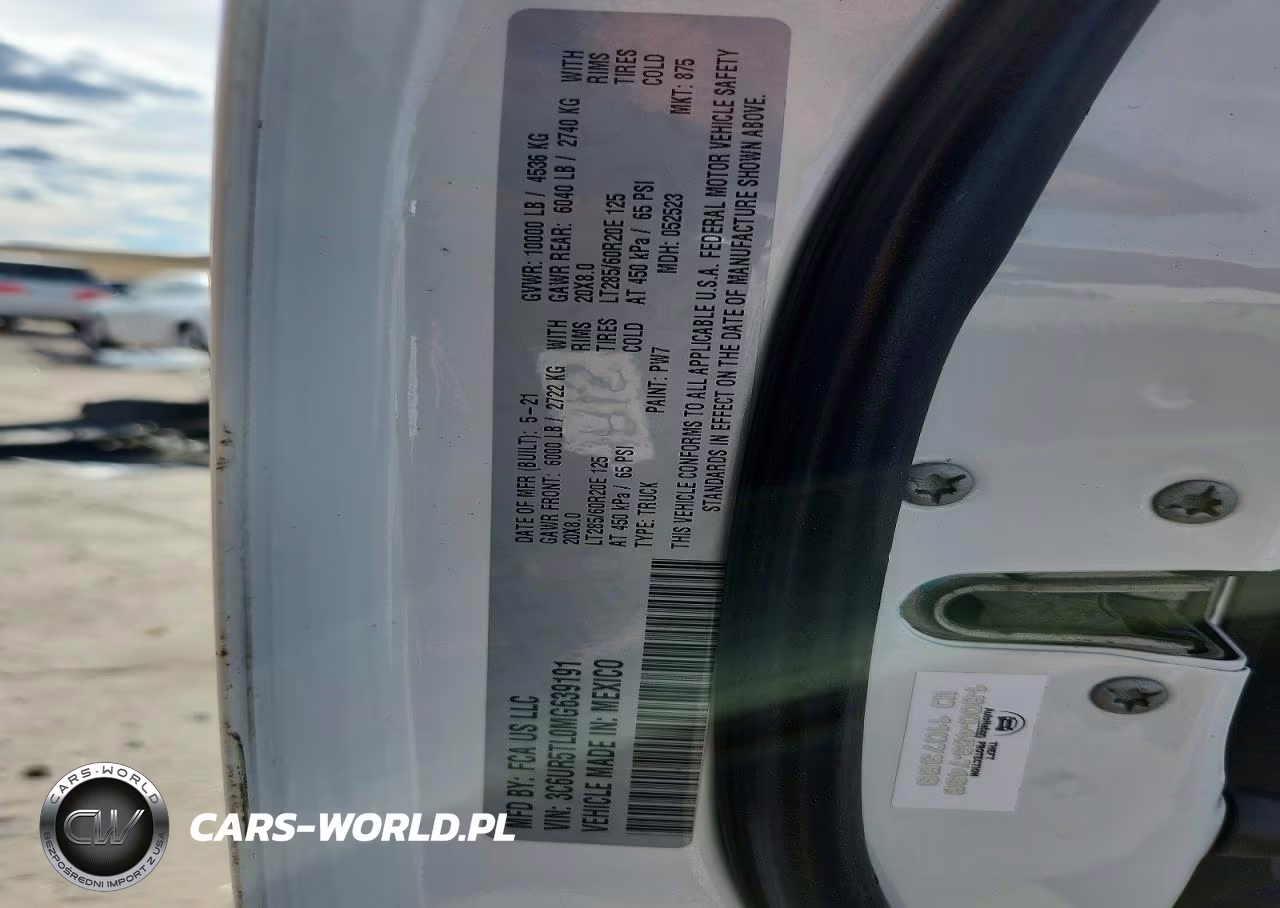 2021 Ram Trucks 2500 Limited VIN:3C6UR5TL0MG639191 - 13