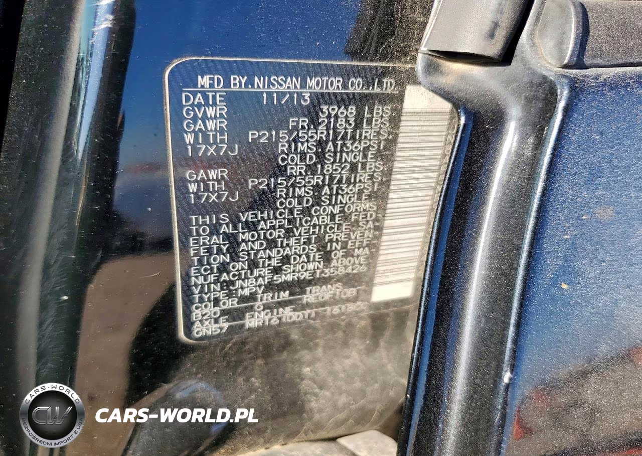 2014 Niss Juke VIN:JN8AF5MR9ET358426 - 12