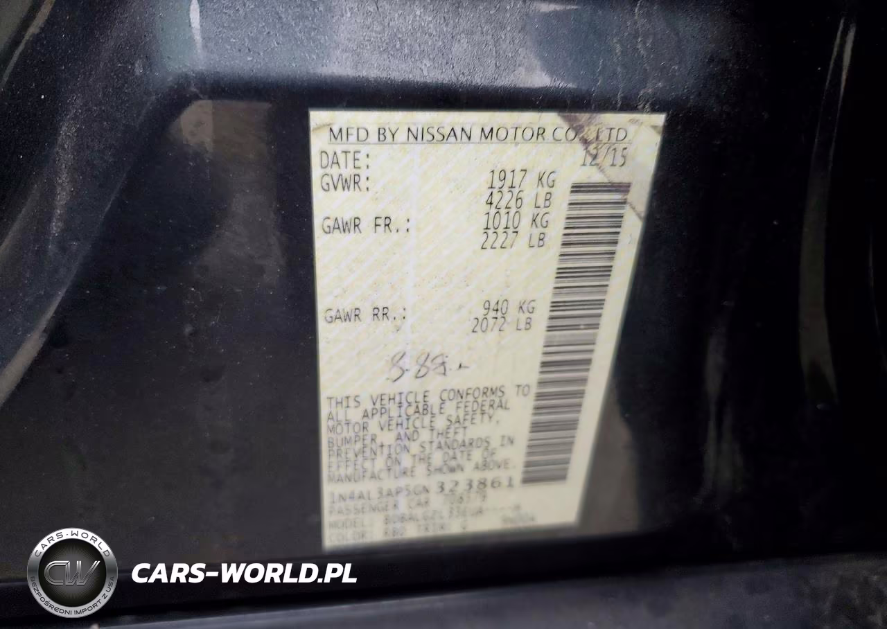 2016 Nissan Altima 2.5 S VIN:1N4AL3AP5GN323861 - 13