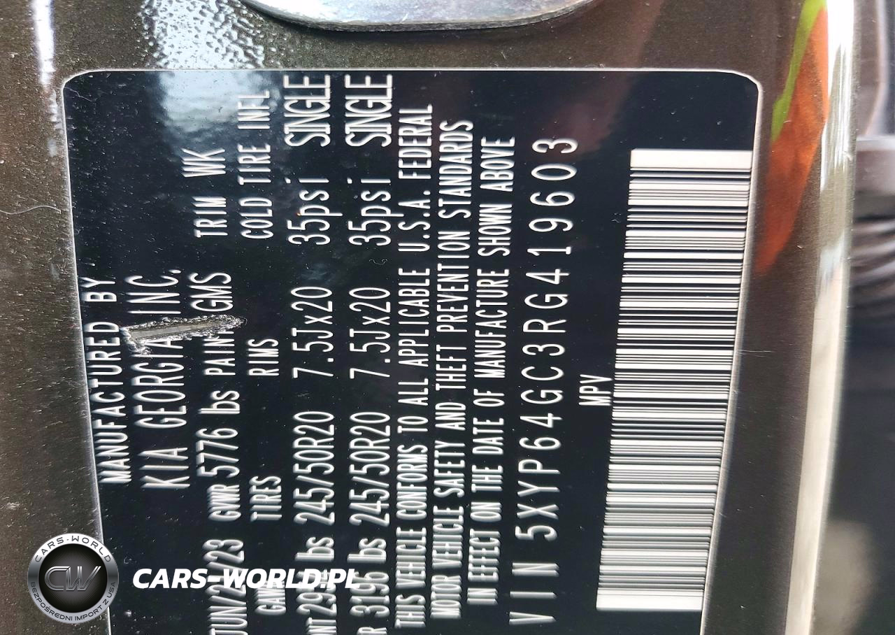 2024 Kia Telluride S VIN:5XYP64GC3RG419603 - 12
