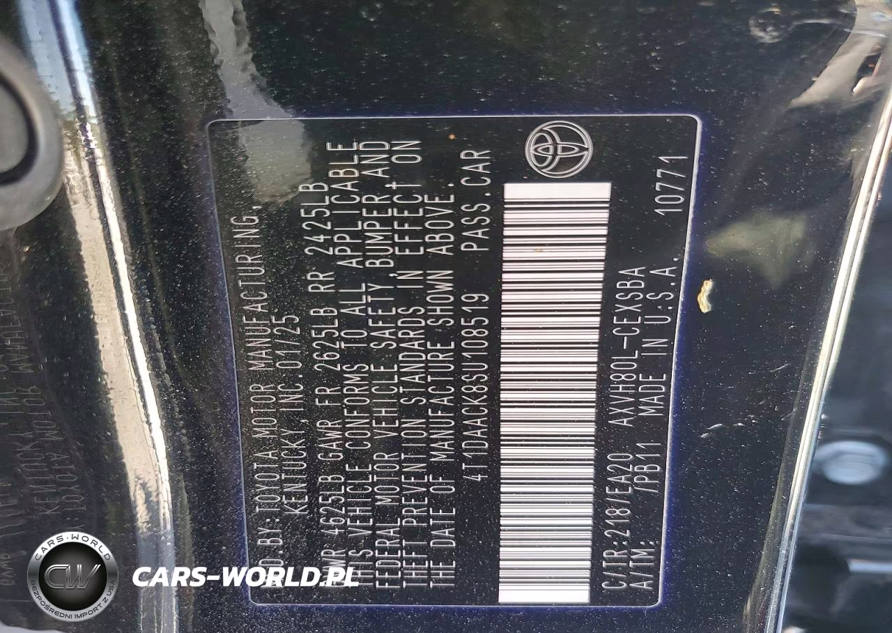 2025 Toyota Camry Se VIN:4T1DAACK8SU108519 - 12