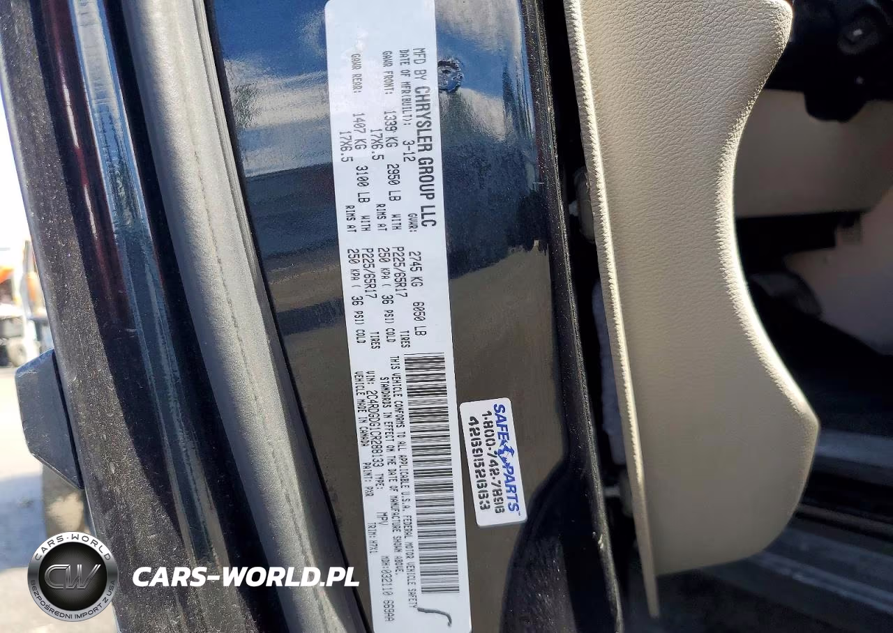 2012 Dodge Grand Caravan Crew VIN:2C4RDGDG1CR288133 - 13