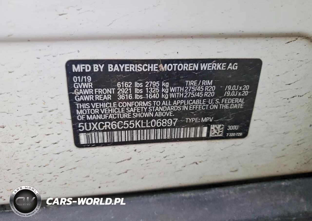 2019 BMW X5 xDrive40I VIN:5UXCR6C55KLL06897 - 13