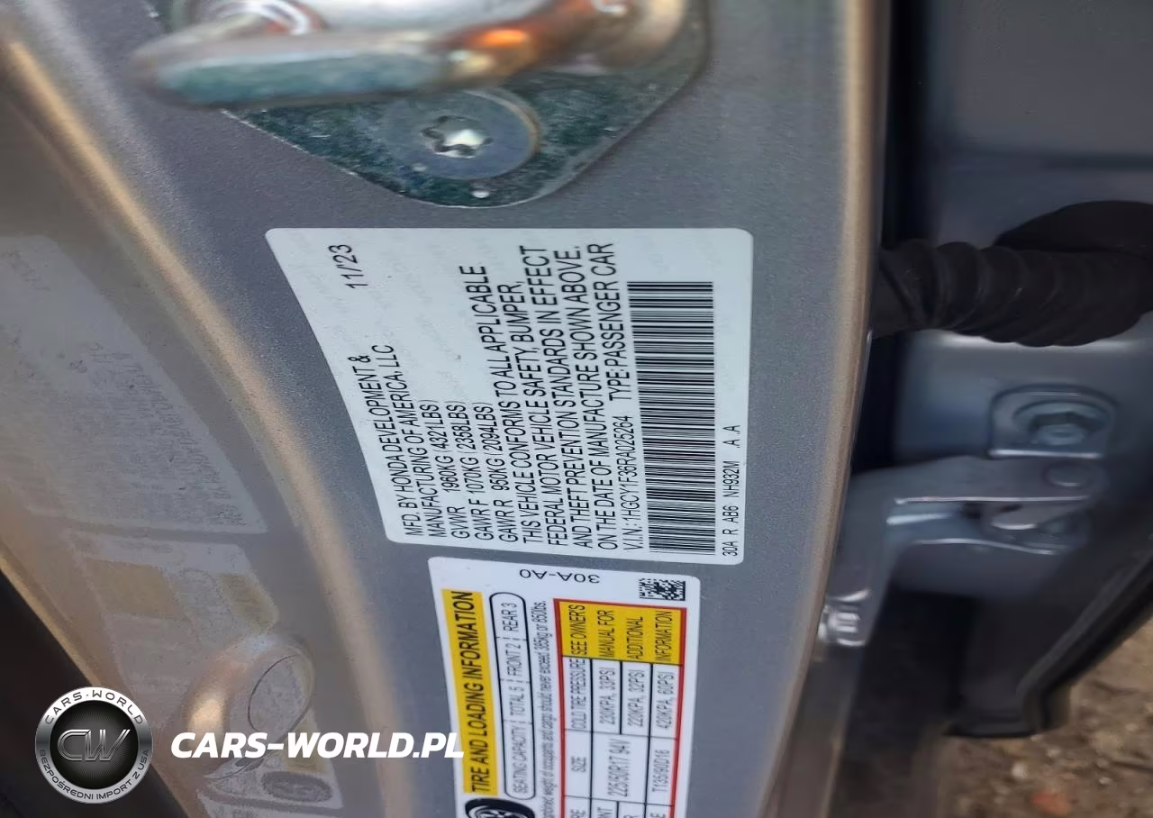 2024 Honda Accord Ex VIN:1HGCY1F36RA025264 - 12
