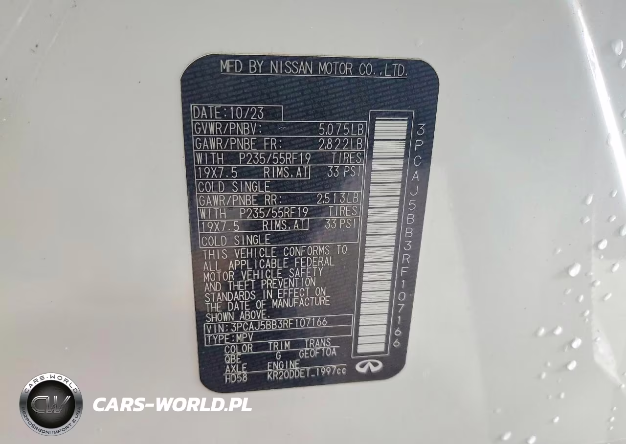 2024 Infiniti Qx50 Luxe VIN:3PCAJ5BB3RF107166 - 13