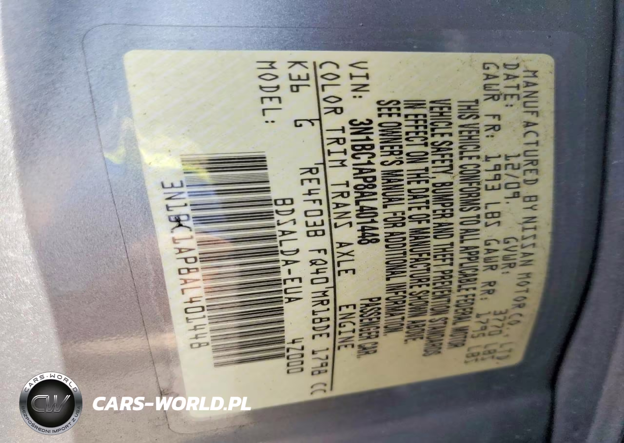 2010 Nissan Versa 1.8 S VIN:3N1BC1AP8AL401448 - 13