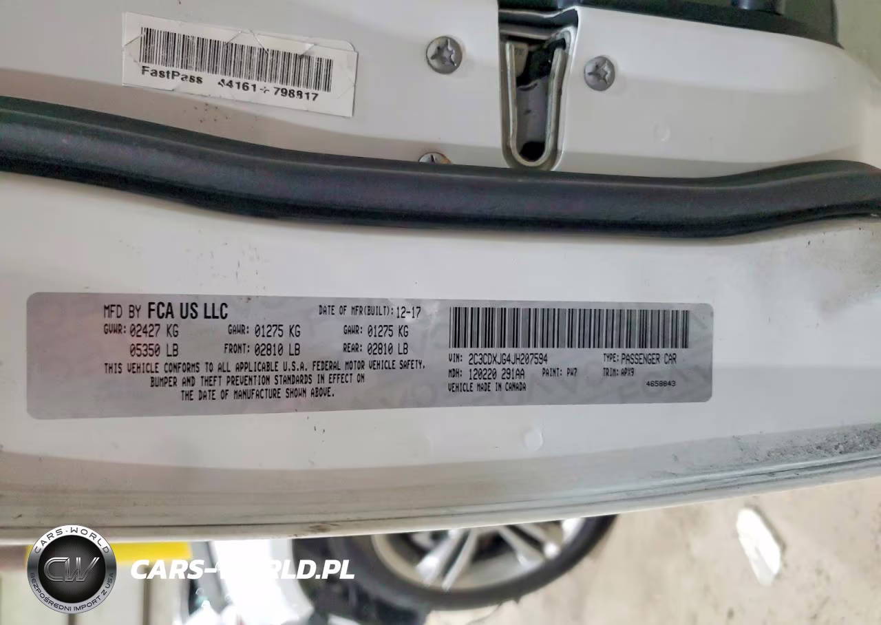 2018 Dodge Charger Gt VIN:2C3CDXJG4JH207594 - 13