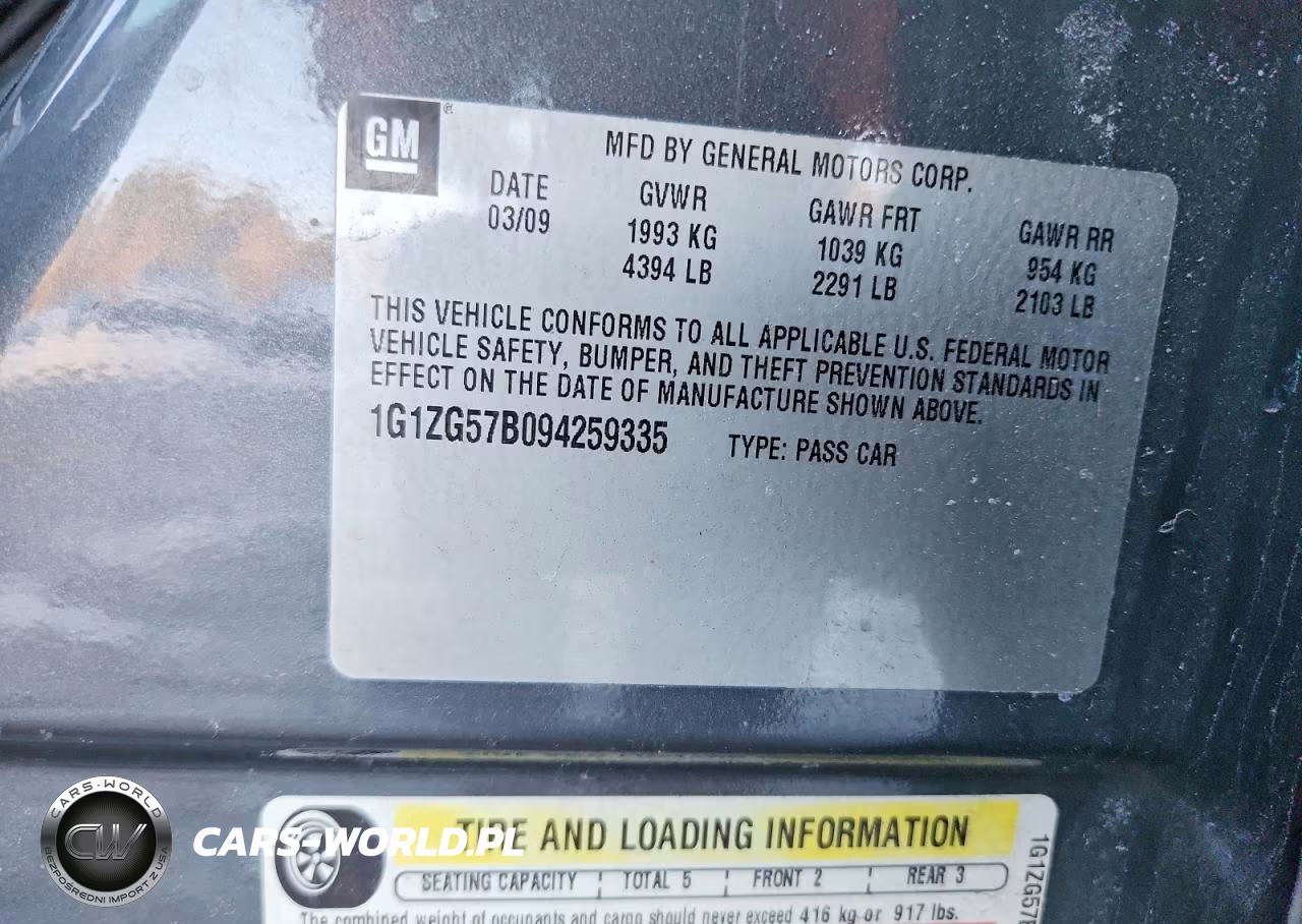 2009 CHEVROLET MALIBU LS VIN:1G1ZG57B094259335 - 12