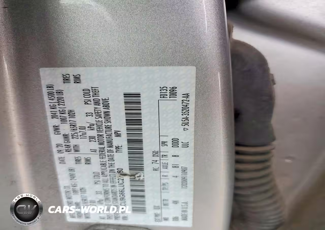 2020 Ford Escape Se VIN:1FMCU9G66LUC27380 - 13