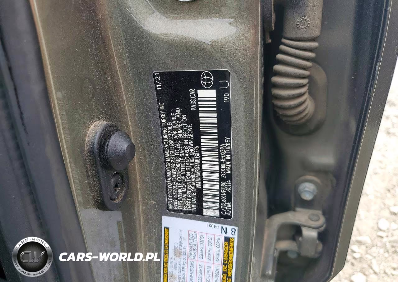 2021 Toyota C-Hr Xle VIN:NMTKHMBX4MR138726 - 12