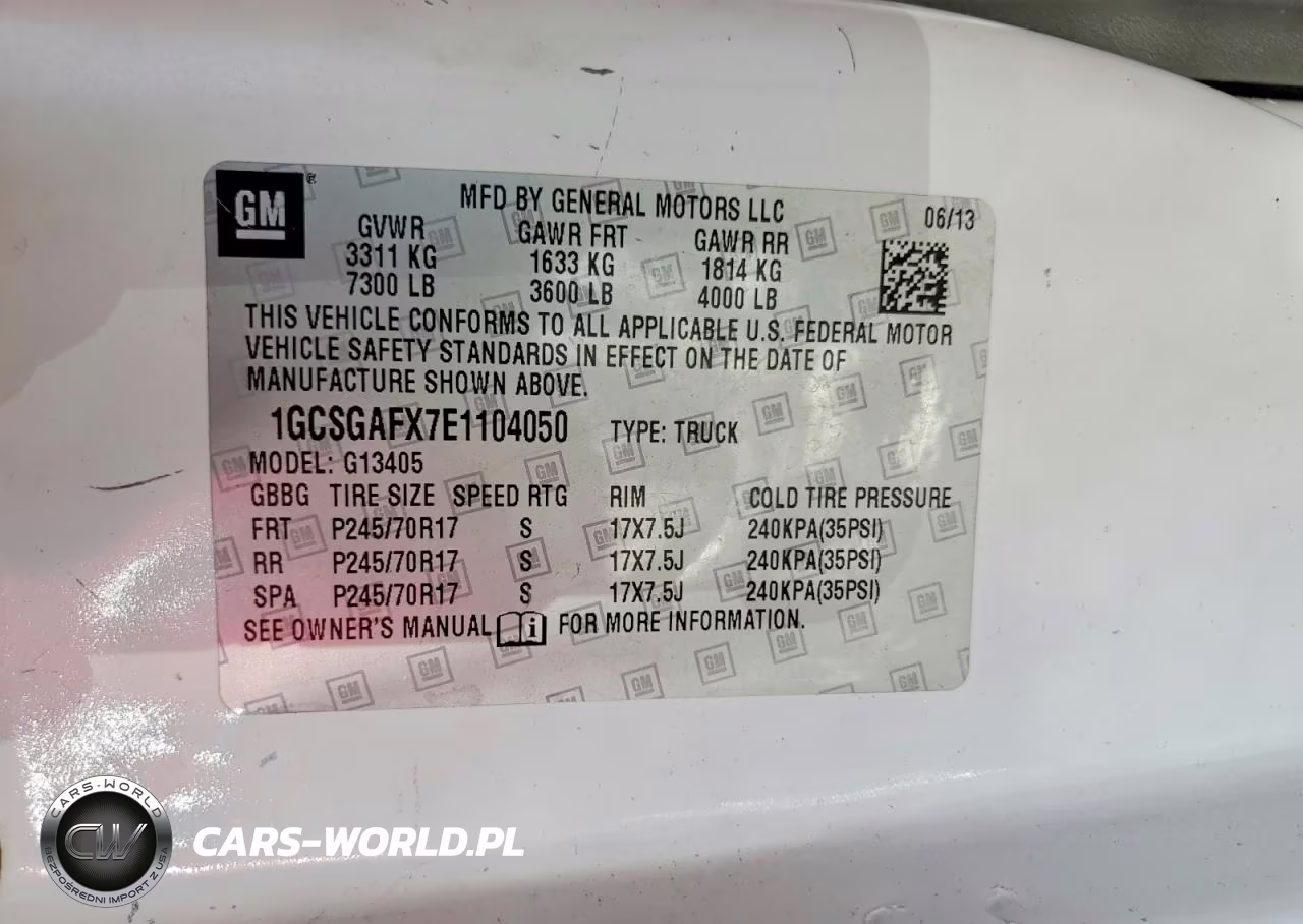 2014 Chevrolet Express G1500 Utility - Service Van VIN:1GCSGAFX7E1104050 - 13