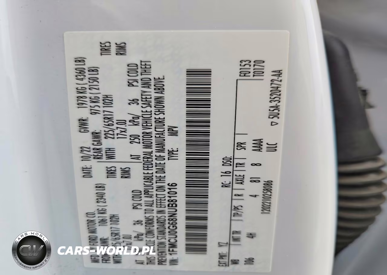 2022 Ford Escape Se VIN:1FMCU0G68NUB81016 - 13