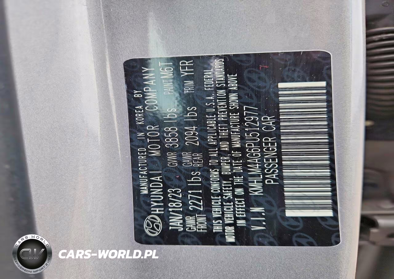 2023 Hyundai Elantra Sel VIN:KMHLM4AG6PU512977 - 12