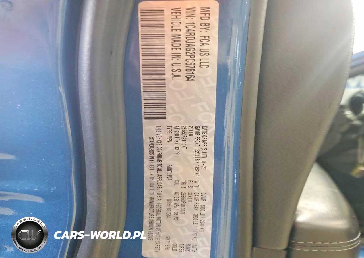 2023 Dodge Durango Sxt VIN:1C4RDJAG2PC676164 - 14
