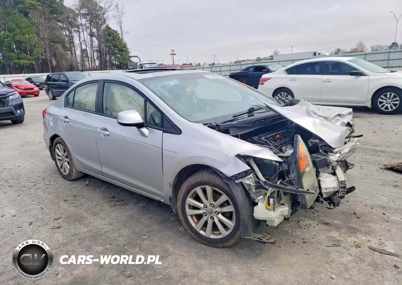 2012 Honda Civic Ex VIN:2HGFB2F81CH335931 - 4
