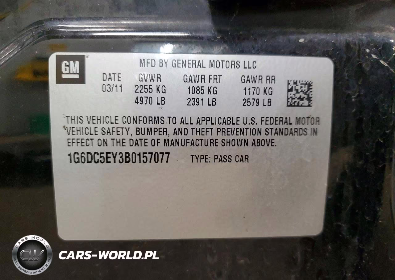 2011 Cadillac Cts VIN:1G6DC5EY3B0157077 - 13