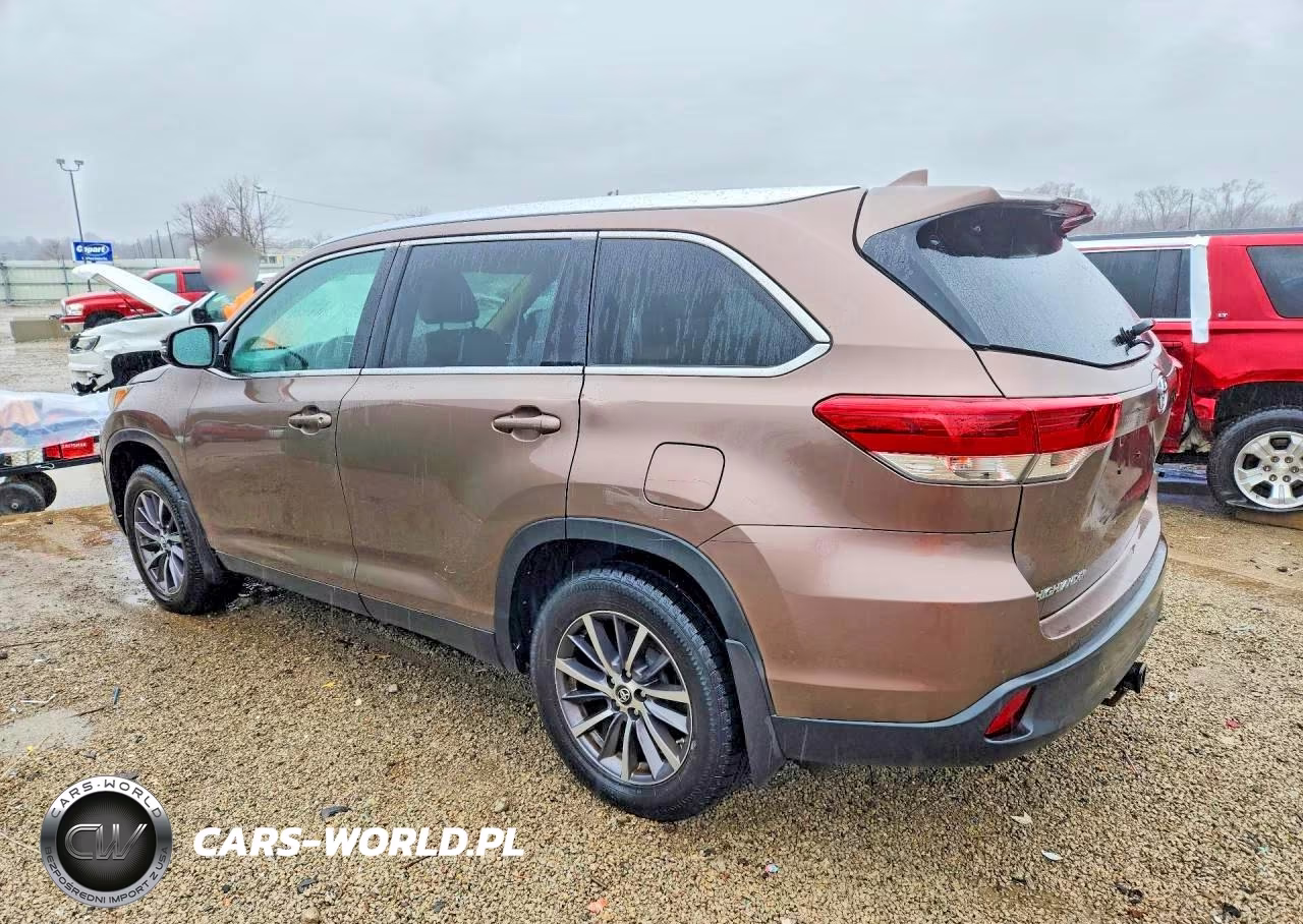 2019 Toyota Highlander Xle VIN:5TDJZRFH1KS708396 - 2