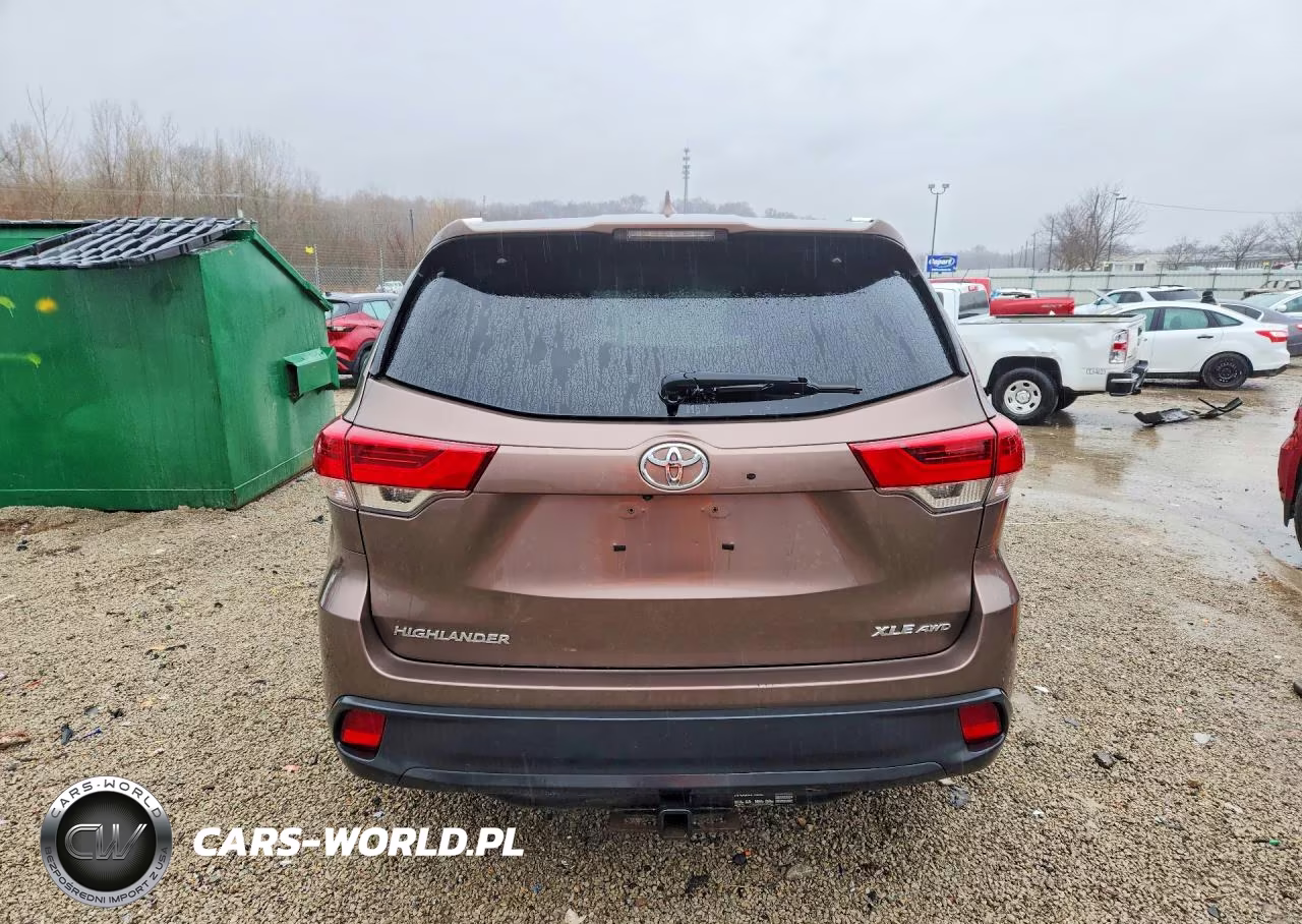 2019 Toyota Highlander Xle VIN:5TDJZRFH1KS708396 - 6