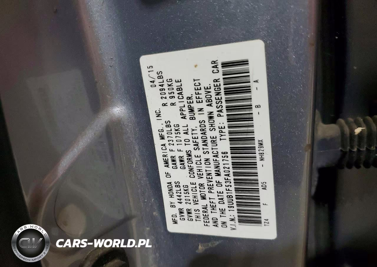 2015 Acura Tlx Tech VIN:19UUB1F53FA021756 - 12