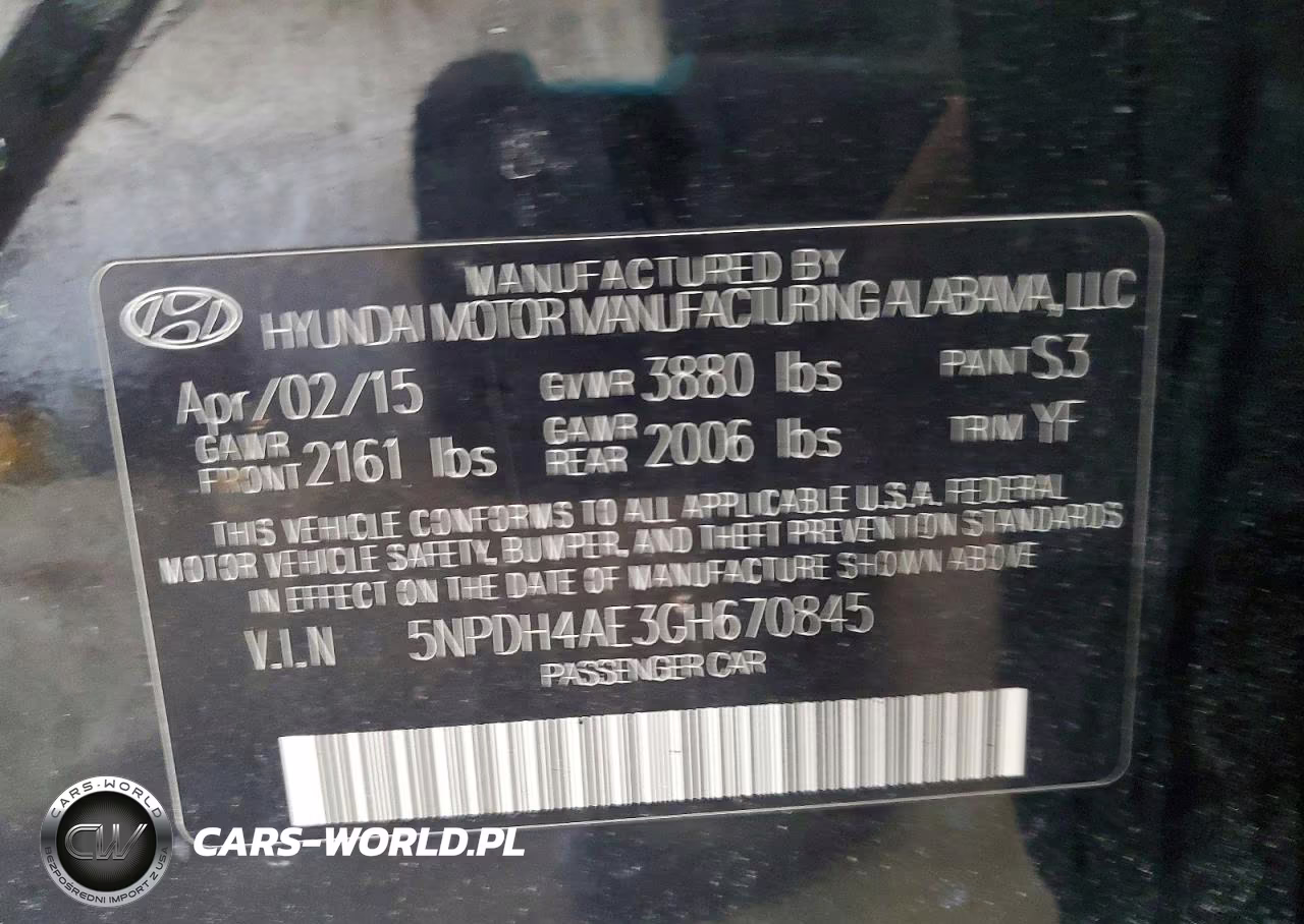 2016 Hyundai Elantra Se VIN:5NPDH4AE3GH670845 - 12