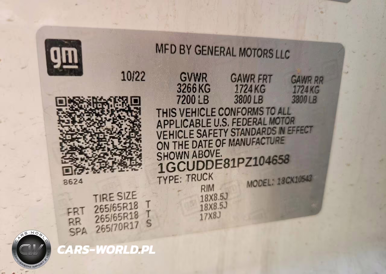 2023 Chevrolet Silverado K1500 Lt VIN:1GCUDDE81PZ104658 - 12