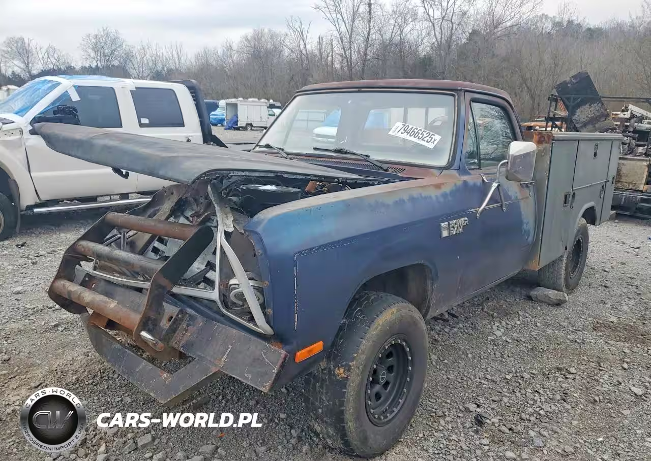 1984 Dodge W-Series W150 Utility - Service Truck