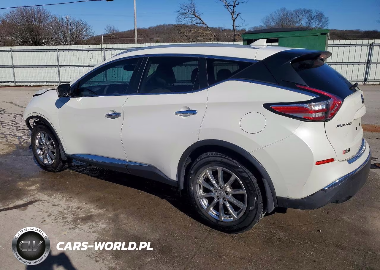 2017 Nissan Murano Sl VIN:5N1AZ2MH8HN139812 - 2