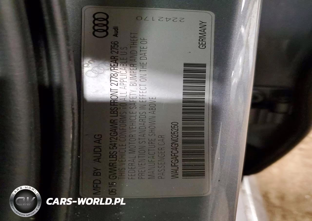 2016 Audi A6 Premium Plus VIN:WAUFGAFC4GN025250 - 13