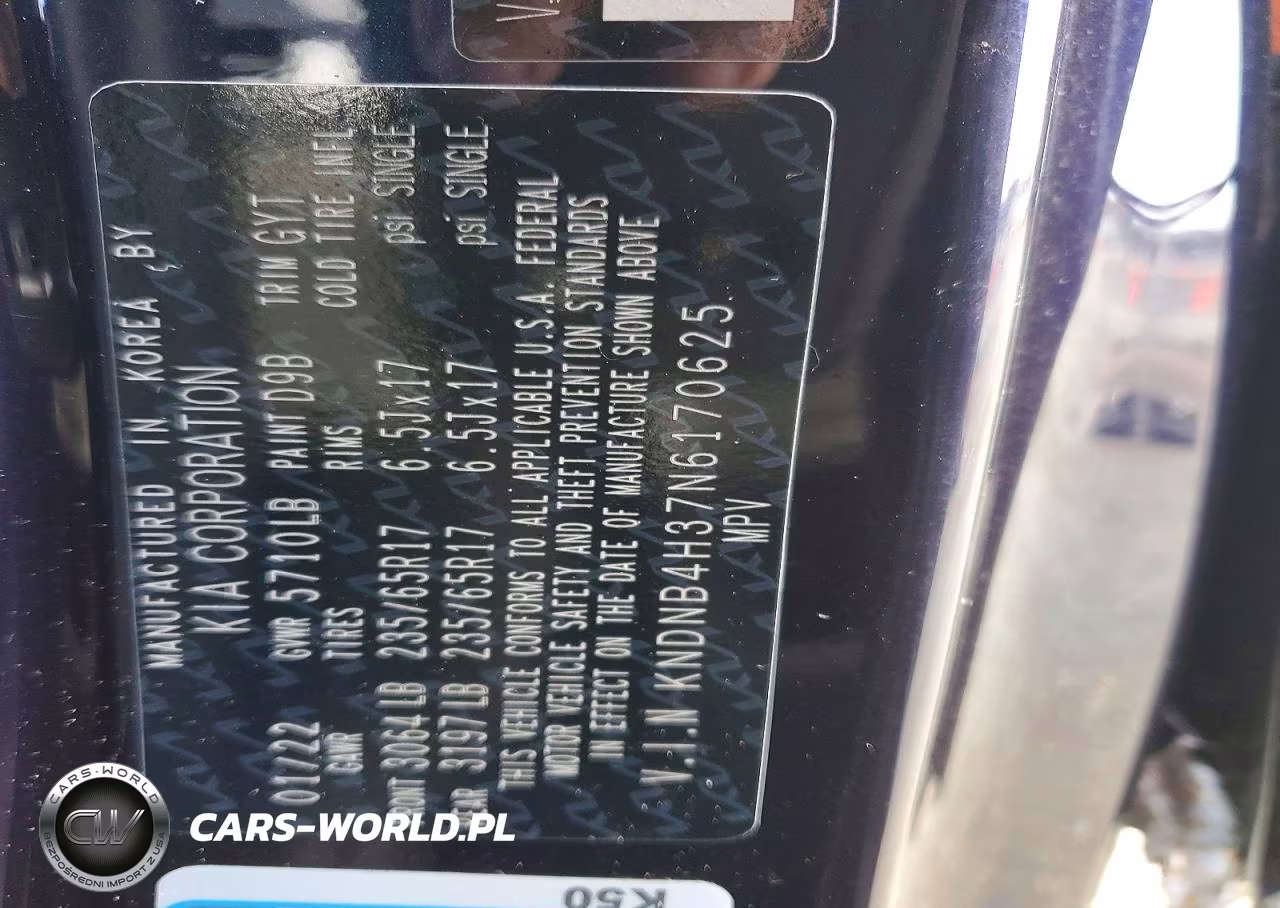 2022 Kia Carnivalxe VIN:KNDNB4H37N6170625 - 13