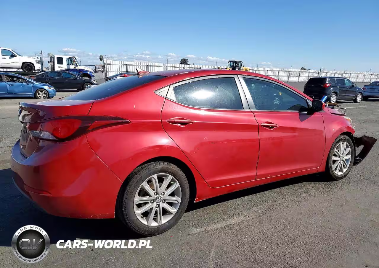 2014 Hyundai Elantra Se VIN:KMHDH4AE7EU053012 - 3
