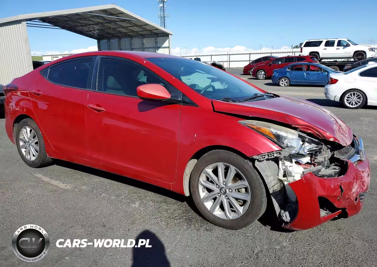 2014 Hyundai Elantra Se VIN:KMHDH4AE7EU053012 - 4