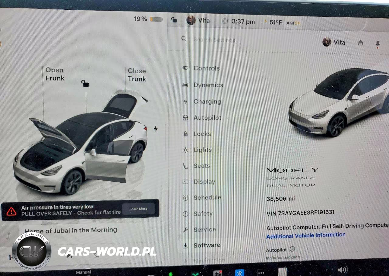 2024 Tesla Model Y VIN:7SAYGAEE8RF191631 - 9