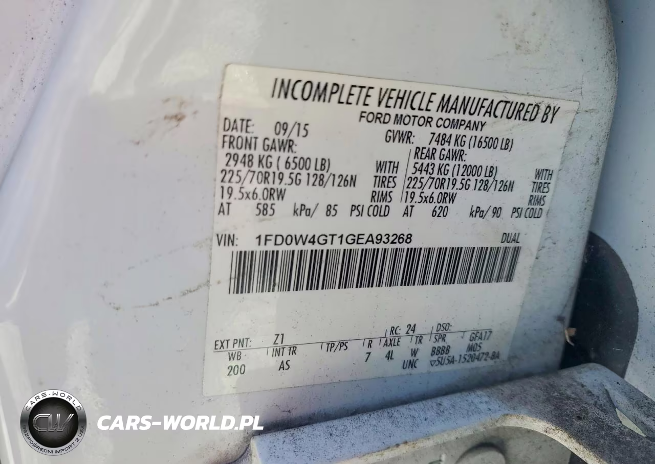 2016 Ford F450 Super Duty Flatbed Truck VIN:1FD0W4GT1GEA93268 - 12