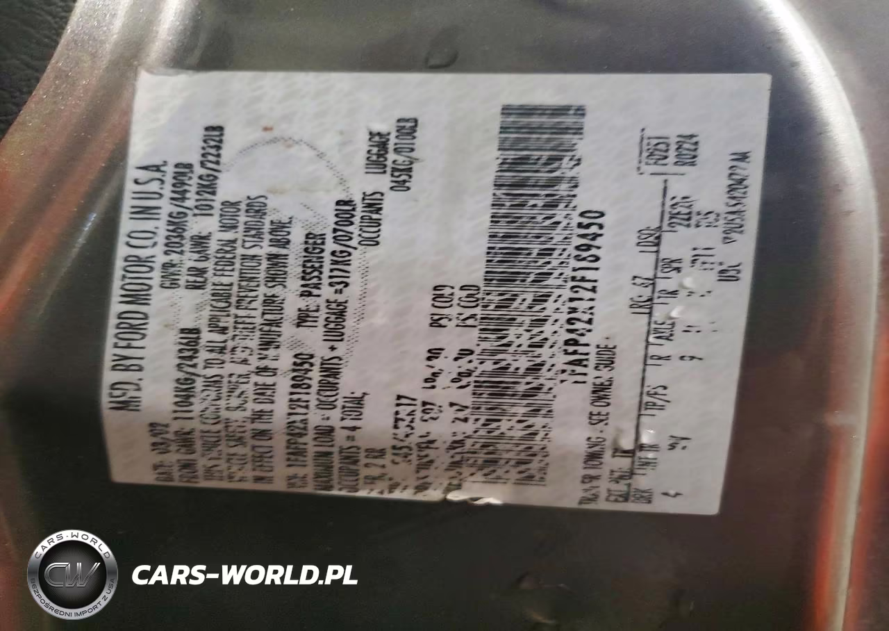 2002 Ford Mustang Gt VIN:1FAFP42X12F189450 - 12