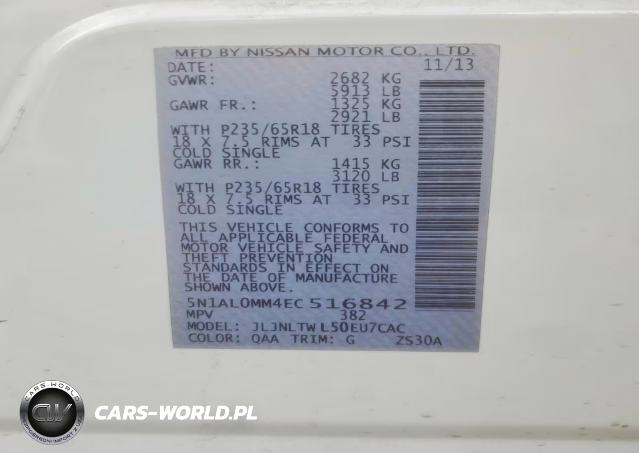 2014 Infiniti Qx60 Base VIN:5N1AL0MM4EC516842 - 13