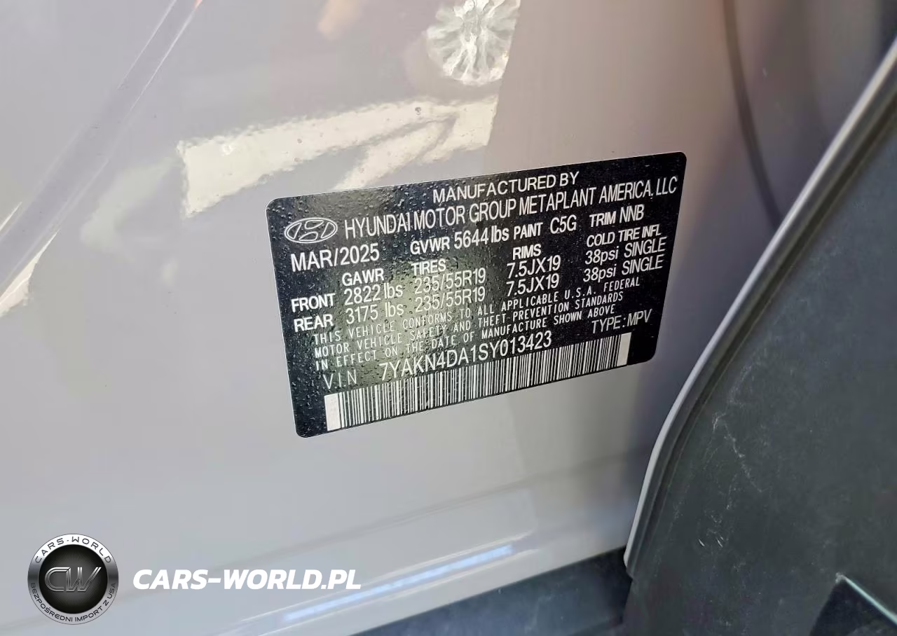 2025 Hyundai Ioniq 5 Sel VIN:7YAKN4DA1SY013423 - 14