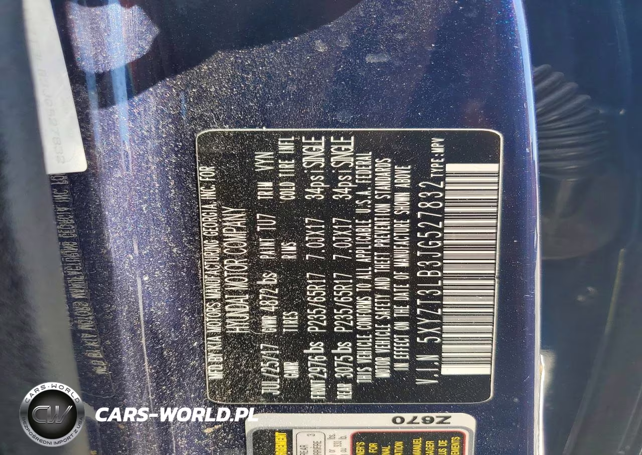2018 Hyundai Santa Fe Sport 2.4L VIN:5XYZT3LB3JG527832 - 13