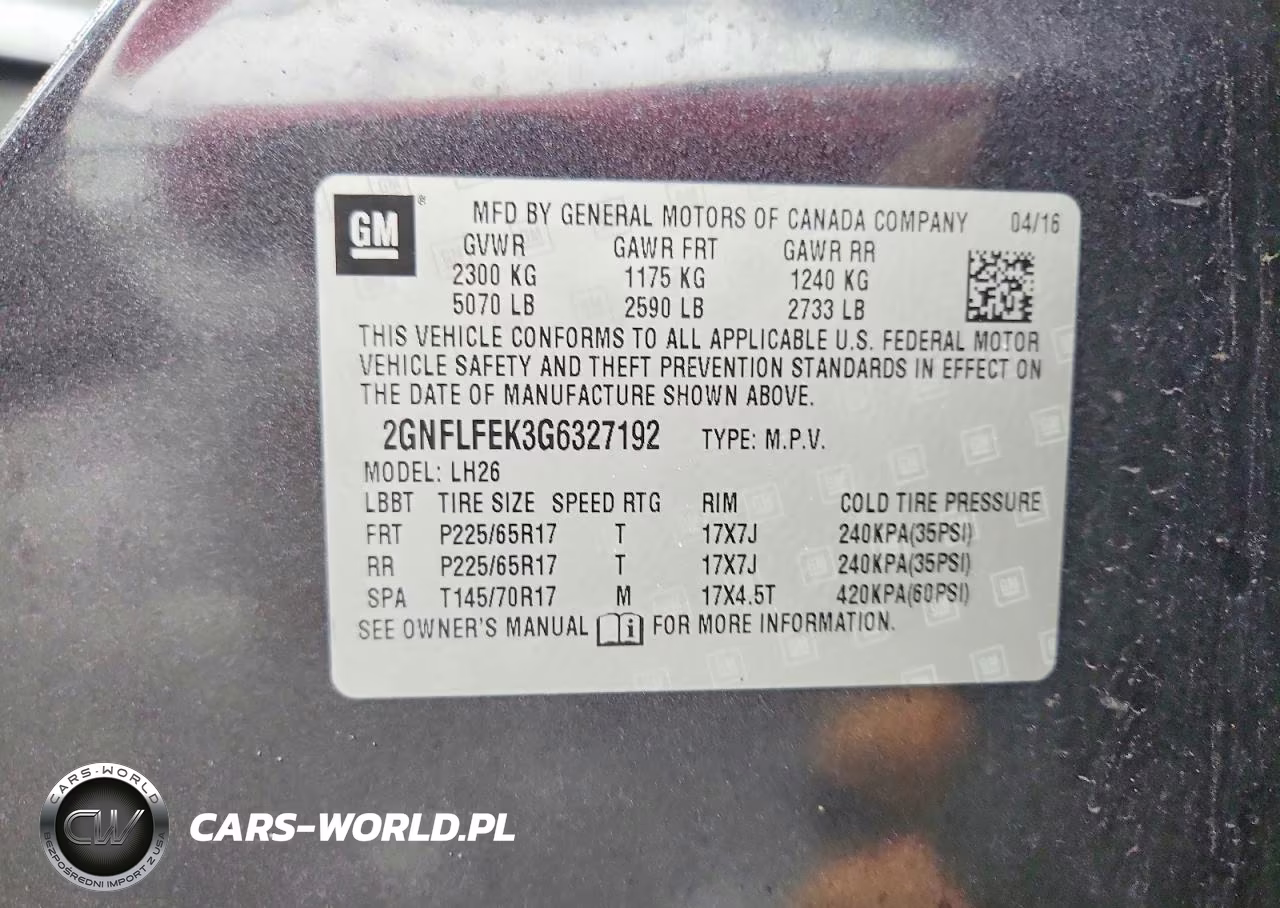2016 Chevrolet Equinox Lt VIN:2GNFLFEK3G6327192 - 13