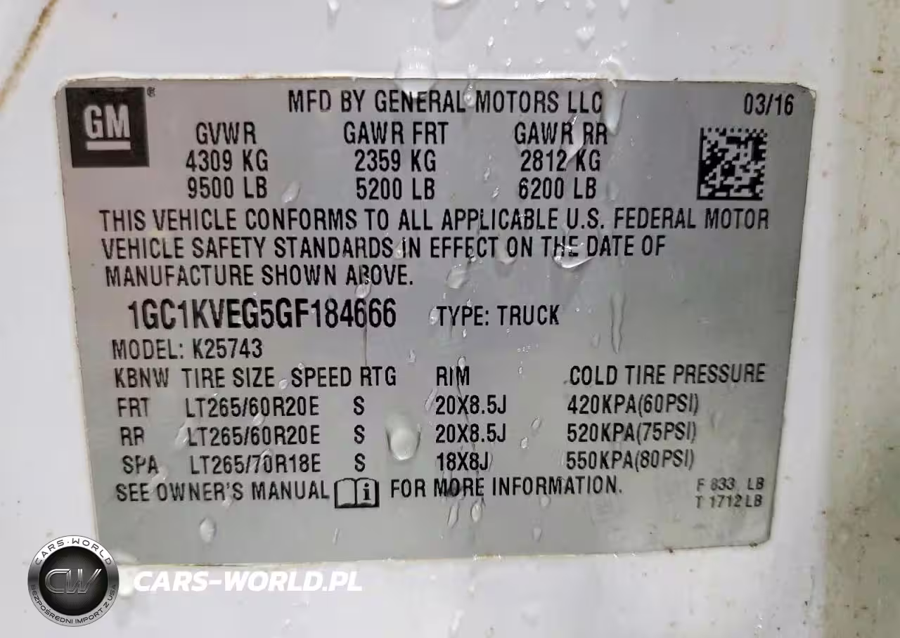 2016 Chevrolet Silverado K2500 Heavy Duty Lt VIN:1GC1KVEG5GF184666 - 12