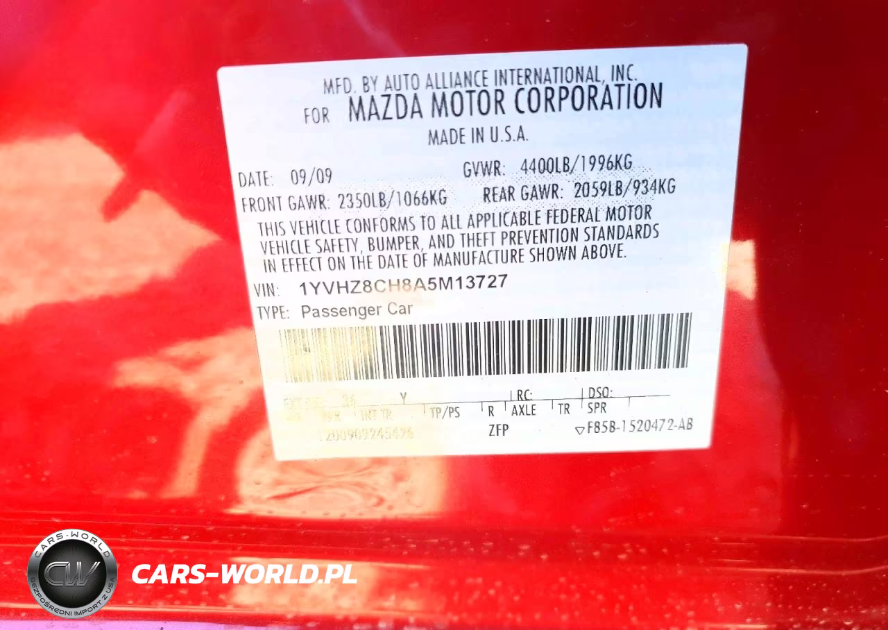 2010 Mazda 6 I VIN:1YVHZ8CH8A5M13727 - 12