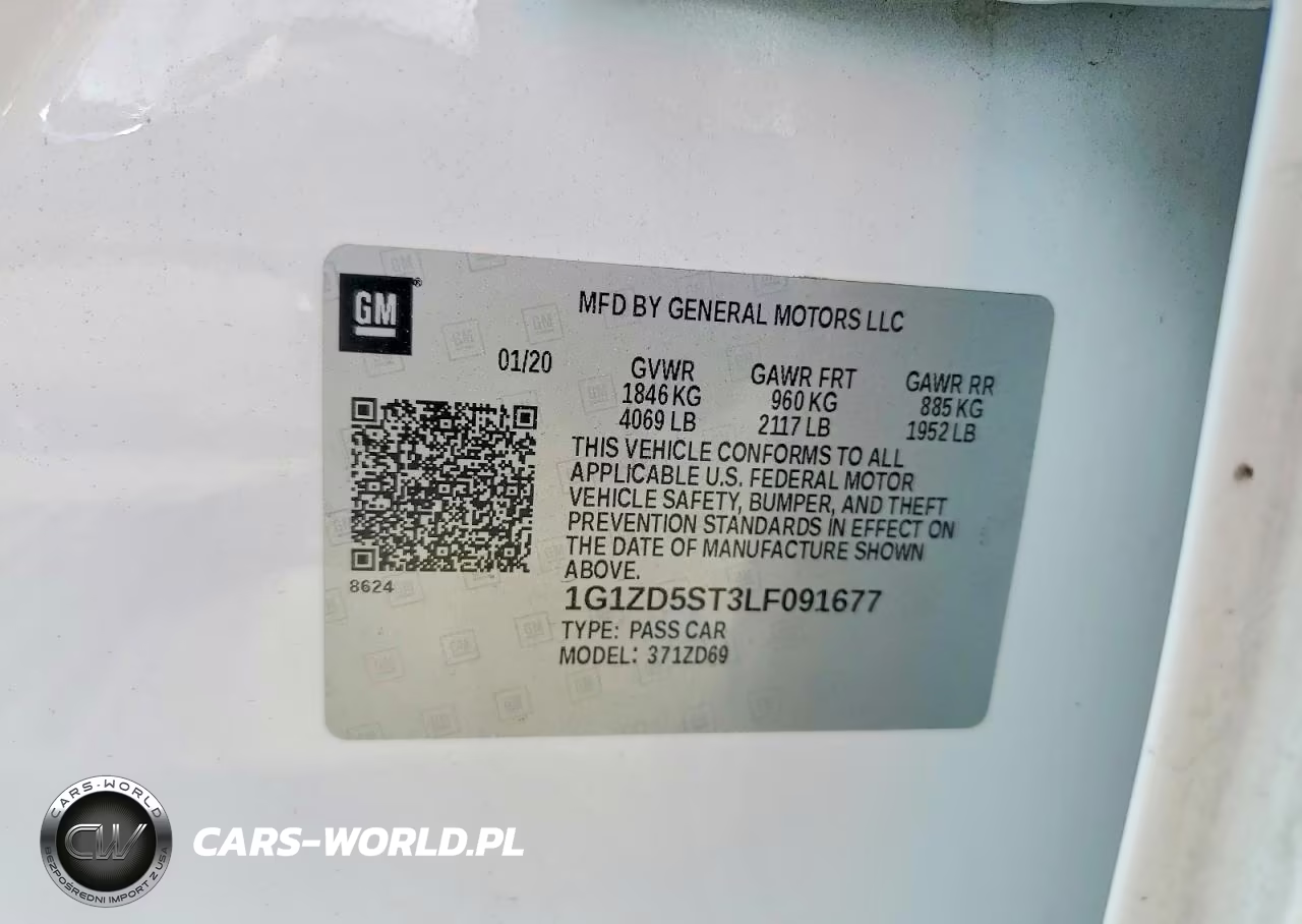 2020 Chevrolet Malibu Lt VIN:1G1ZD5ST3LF091677 - 12