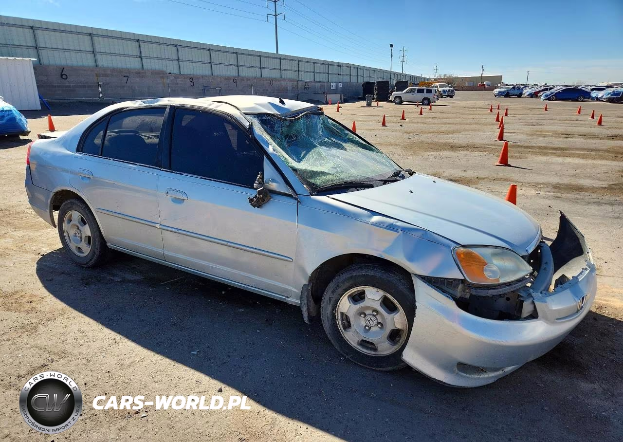 2003 Honda Civic Hybrid VIN:JHMES96633S023652 - 4
