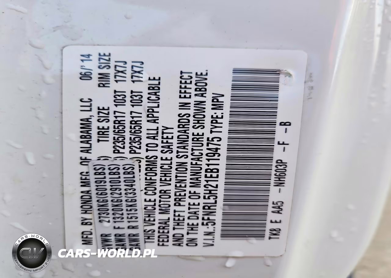 2014 Honda Odyssey Lx VIN:5FNRL5H21EB119475 - 13